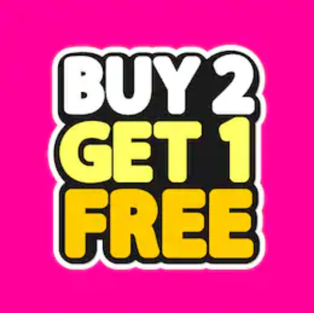 Buy 2 get 1 free!! LABOR DAY SALE!